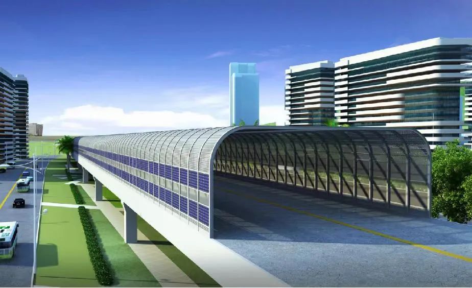 Šanchajaus Hongmei pietinio kelio aukštosios garso izoliacijos fotoelektros projektas