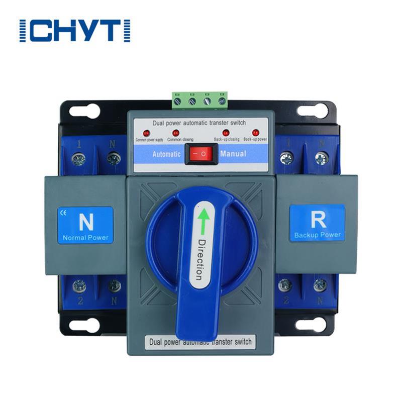 Dvigubo galios automatinis perjungimo jungiklis
