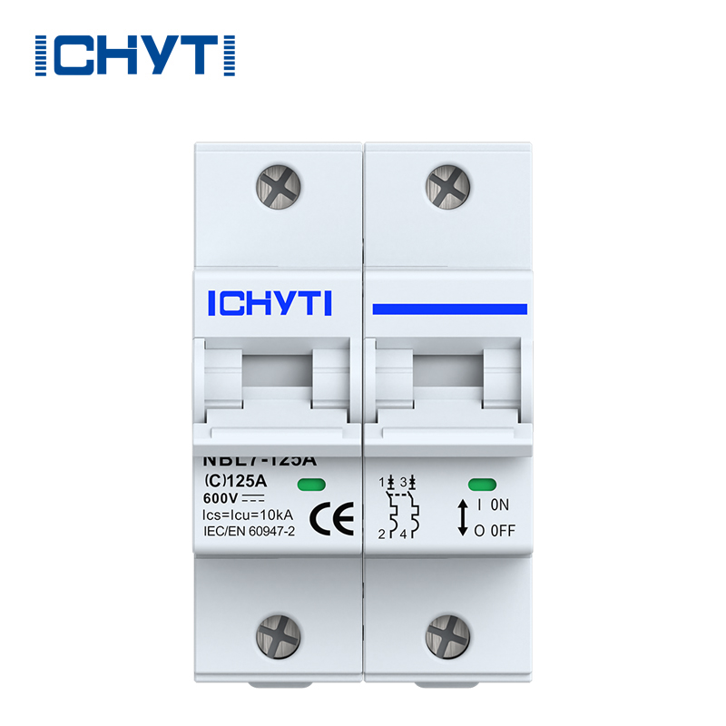Nepoliškumas 125A DC MCB